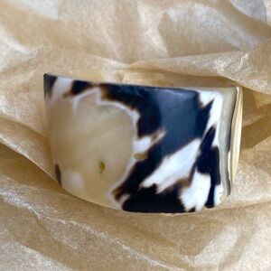 Artisan Sculpted Opal Statement Ring – One-of-a-Kind Italian Gallery Piece